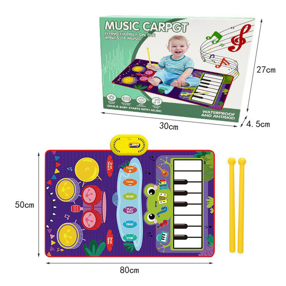 CP5929 Early Educational Toy Toddler Kid Piano Keyboard Drum Play Mat Music Blanket Baby Gift CP5929 Early Educational Toy Toddler Kid Piano Keyboard Drum Play Mat Music Blanket Baby Gift